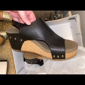 Brand new, never worn wedges. Boutique by Corky. Size 9. Extremely comfortable.